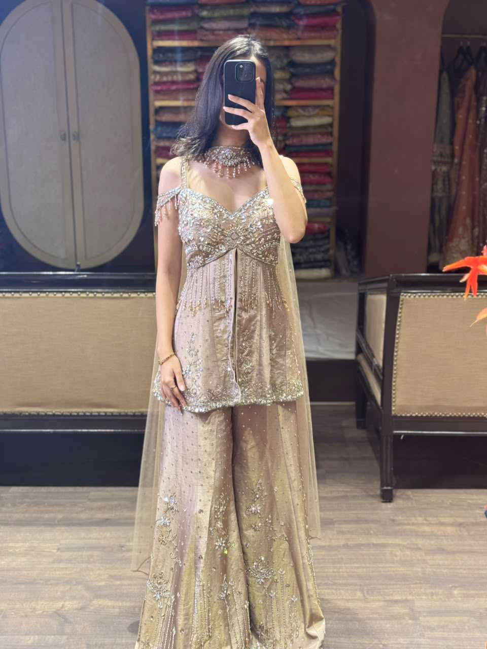 Golden Crystal Embellishe..